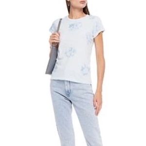 RAG & BONE Tie-dyed organic cotton-jersey T-shirt XS